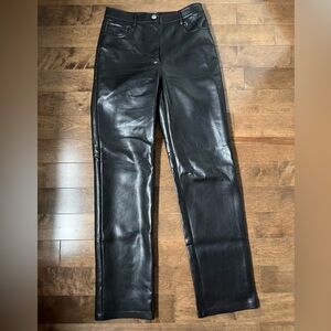 Black Leather Pants